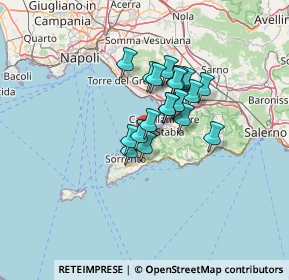 Mappa Corso Umberto I, 80069 Vico Equense NA, Italia (9.401)