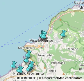 Mappa Via Canale, 80069 Vico Equense NA, Italia (2.36)