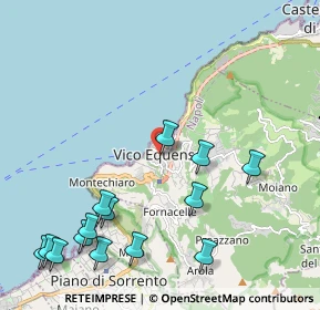Mappa Via Canale, 80069 Vico Equense NA, Italia (2.82286)