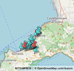 Mappa Via discesa vico, 80069 Vico Equense NA, Italia (3.026)