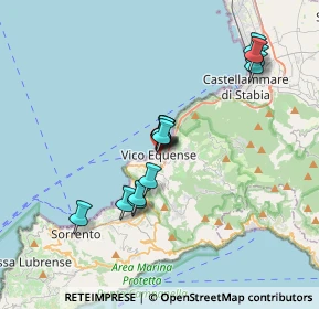 Mappa Via discesa vico, 80069 Vico Equense NA, Italia (3.28857)