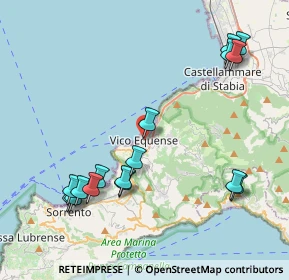 Mappa Via discesa vico, 80069 Vico Equense NA, Italia (5.05625)