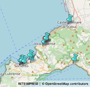Mappa Via Canale, 80069 Vico Equense NA, Italia (4.19364)