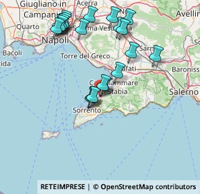 Mappa Via discesa vico, 80069 Vico Equense NA, Italia (16.849)