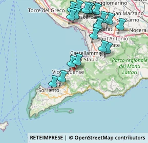 Mappa Via Luigi Avellino, 80069 Vico Equense NA, Italia (9.4)