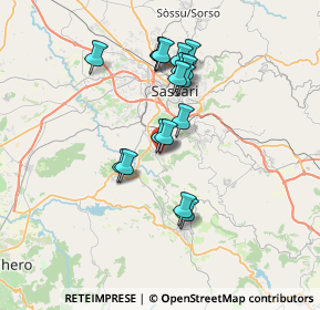 Mappa Via Ossi, 07049 Usini SS, Italia (6.48706)