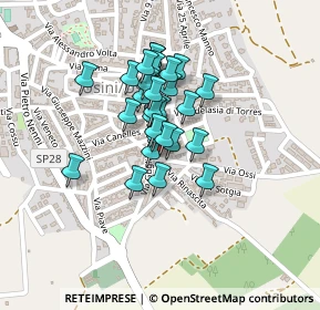 Mappa Via Ossi, 07049 Usini SS, Italia (0.15517)