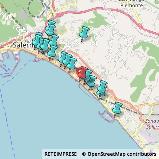 Mappa Via De Ruggiero, 84129 Salerno SA, Italia (1.916)