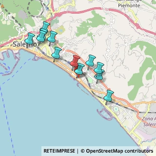 Mappa Via De Ruggiero, 84129 Salerno SA, Italia (1.91083)
