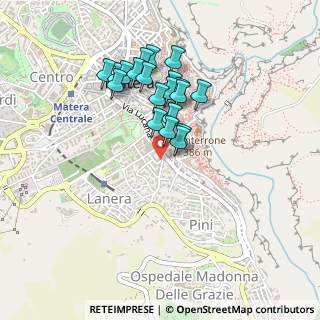 Mappa Via Padre Minozzi Giovanni, 75100 Matera MT, Italia (0.4105)