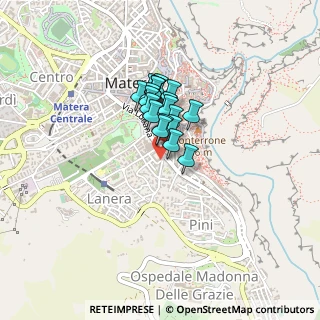 Mappa Via Padre Minozzi Giovanni, 75100 Matera MT, Italia (0.2715)
