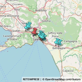Mappa Via VI Settembre, 84129 Salerno SA, Italia (7.37923)