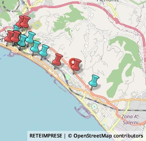 Mappa Via Raffaele Schiavone, 84133 Salerno SA, Italia (2.878)