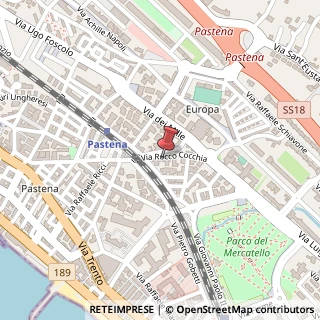 Mappa Via Rocco Cocchia, 18, 84132 Salerno, Salerno (Campania)