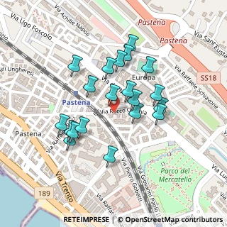 Mappa Via Rocco Cocchia, 84132 Salerno SA, Italia (0.212)