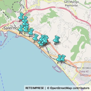 Mappa Via Rocco Cocchia, 84132 Salerno SA, Italia (1.63722)