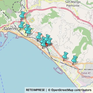 Mappa Via Rocco Cocchia, 84132 Salerno SA, Italia (1.74909)