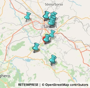 Mappa Via P. Dettori, 07049 Usini SS, Italia (6.40529)