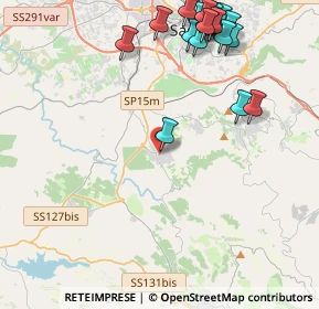 Mappa Via P. Dettori, 07049 Usini SS, Italia (5.765)