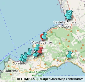 Mappa Via Gaetano Filangieri, 80069 Vico Equense NA, Italia (4.81071)