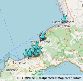 Mappa Via Gaetano Filangieri, 80069 Vico Equense NA, Italia (3.09846)