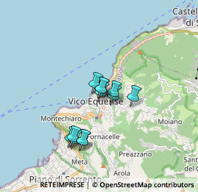 Mappa Via Gaetano Filangieri, 80069 Vico Equense NA, Italia (1.33167)