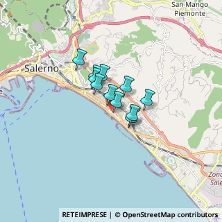 Mappa Via Francesco Gaeta, 84129 Salerno SA, Italia (1.02727)