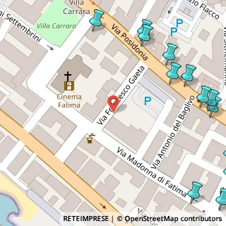Mappa Via Francesco Gaeta, 84129 Salerno SA, Italia (0.141)