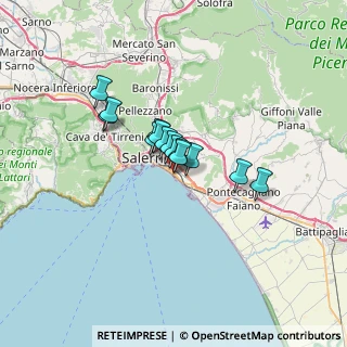 Mappa Via Gaeta, 84129 Salerno SA, Italia (4.19143)
