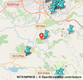 Mappa Via Sandro Pertini, 07049 Usini SS, Italia (6.6215)