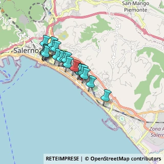 Mappa Via Francesco de Vita, 84129 Salerno SA, Italia (1.536)