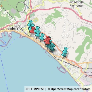 Mappa Via Enrico Messina, 84129 Salerno SA, Italia (1.1585)