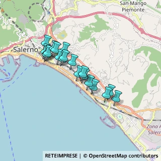 Mappa Via Enrico Messina, 84129 Salerno SA, Italia (1.583)