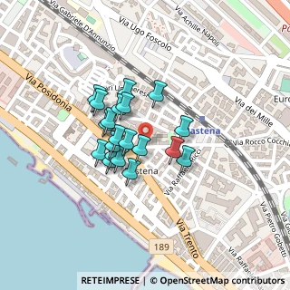 Mappa Via Enrico Messina, 84129 Salerno SA, Italia (0.164)