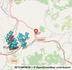 Mappa Contrada Scabbioso, 85100 Potenza PZ, Italia (5.9185)