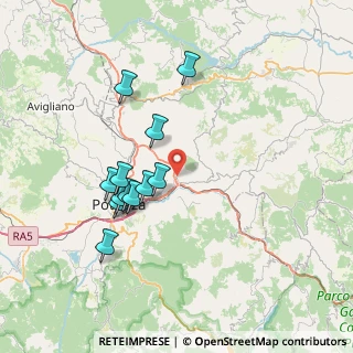Mappa Contrada Scabbioso, 85100 Potenza PZ, Italia (7.25833)