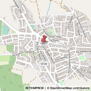 Mappa Via Mazzini, 35, 07049 Usini, Sassari (Sardegna)