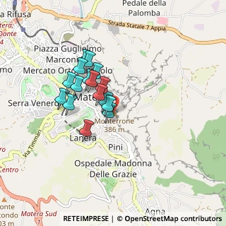 Mappa Via Madonna dell'Idris, 75100 Matera MT, Italia (0.71563)
