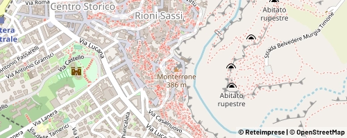 Mappa Matera