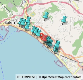 Mappa Via Mattia Calabritto, 84131 Salerno SA, Italia (1.499)