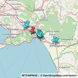Mappa Via Posidonia, 84123 Salerno SA, Italia (7.42308)