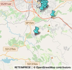 Mappa Via Antonio Gramsci, 07049 Usini SS, Italia (6.1055)