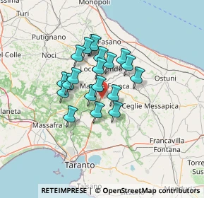 Mappa Contrada Magli II, 74015 Martina Franca TA, Italia (10.413)