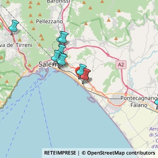 Mappa Via Ricci Raffaele, 84129 Salerno SA, Italia (3.77)