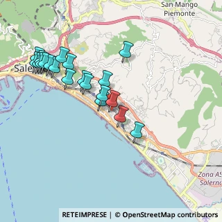 Mappa Via Ricci Raffaele, 84129 Salerno SA, Italia (2.165)
