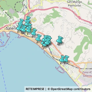 Mappa Via Ricci Raffaele, 84129 Salerno SA, Italia (1.6715)