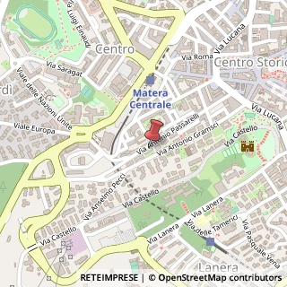 Mappa Via Antonio Passarelli, 65, 75100 Matera, Matera (Basilicata)