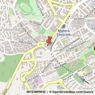 Mappa Via Vincenzo Cappelluti, 60, 75100 Matera, Matera (Basilicata)