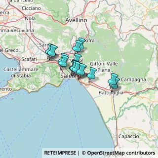 Mappa Via Raffaele Guariglia, 84132 Salerno SA, Italia (9.16278)