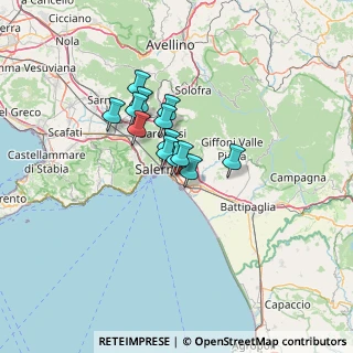 Mappa Via Raffaele Guariglia, 84132 Salerno SA, Italia (8.89923)